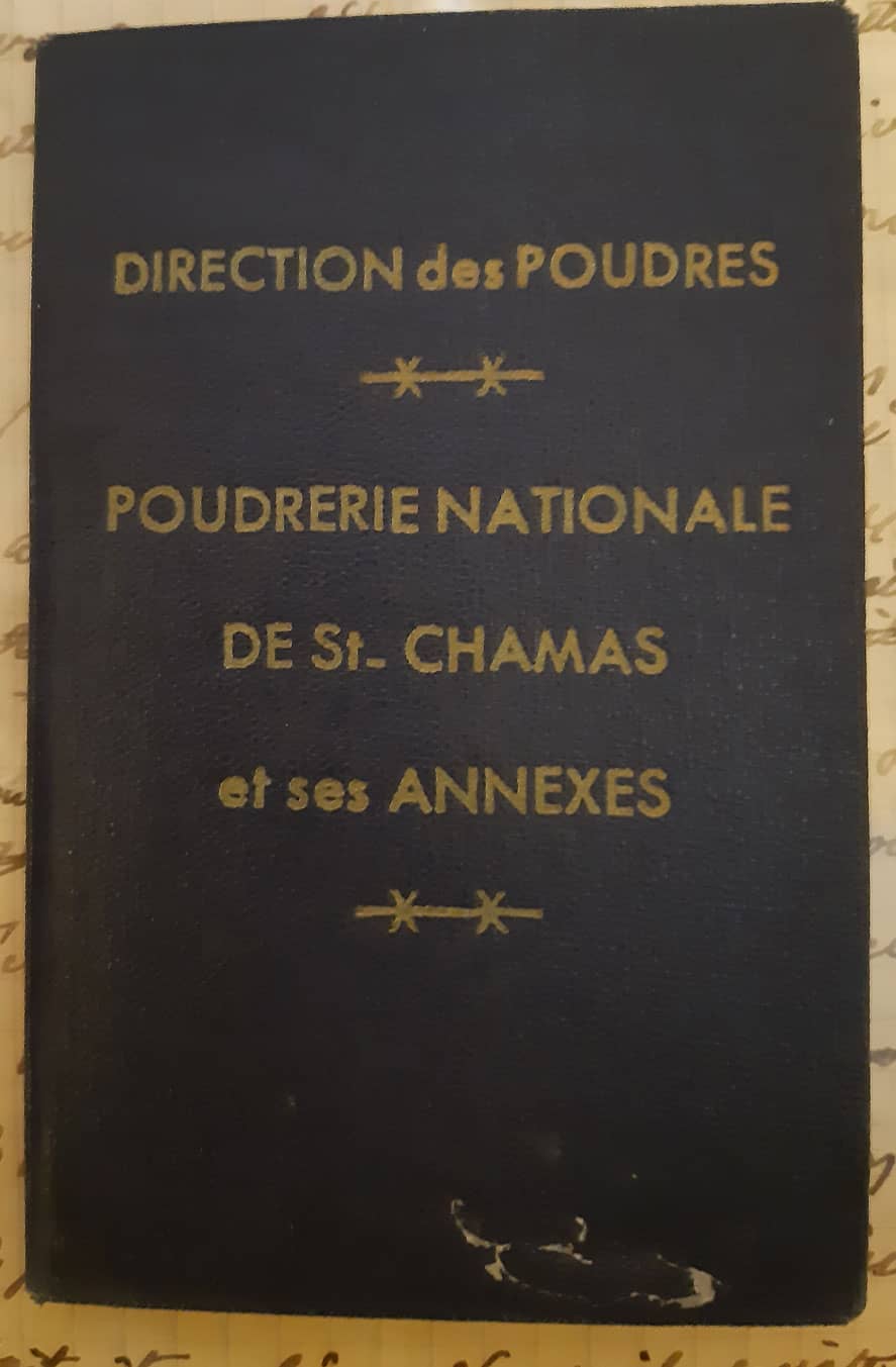 Carte d'identité d'un employé de la poudrerie de Saint-Chamas (1952)