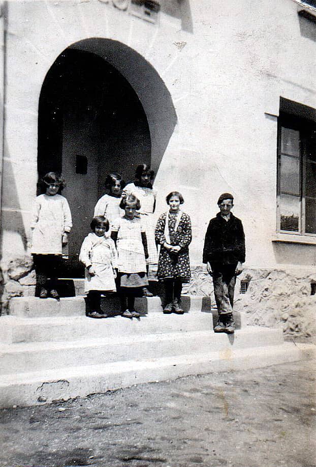 L'ancienne école de Puy Chalvin en avril 1938