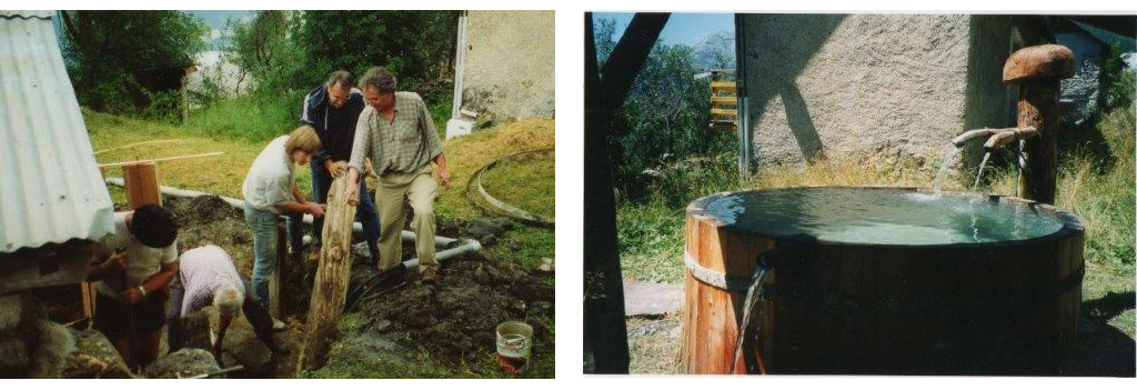 La fontaine de Puy-Chalvin : juillet 1994