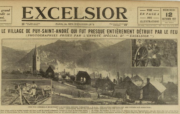 L'Excelsior 12/10/1927